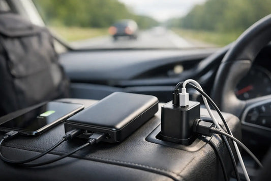 Snellader en powerbank combineren voor onderweg