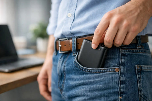 Powerbank die in broekzak past kiezen