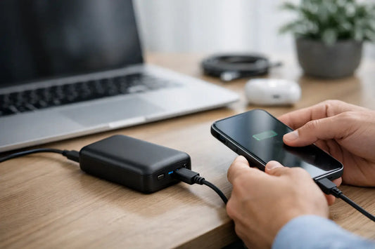 Compacte powerbank correct gebruiken in 7 stappen