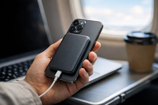 Slanke MagSafe powerbank: slim laden onderweg