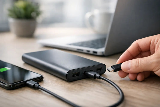 USB-C powerbank aansluiten zonder gedoe