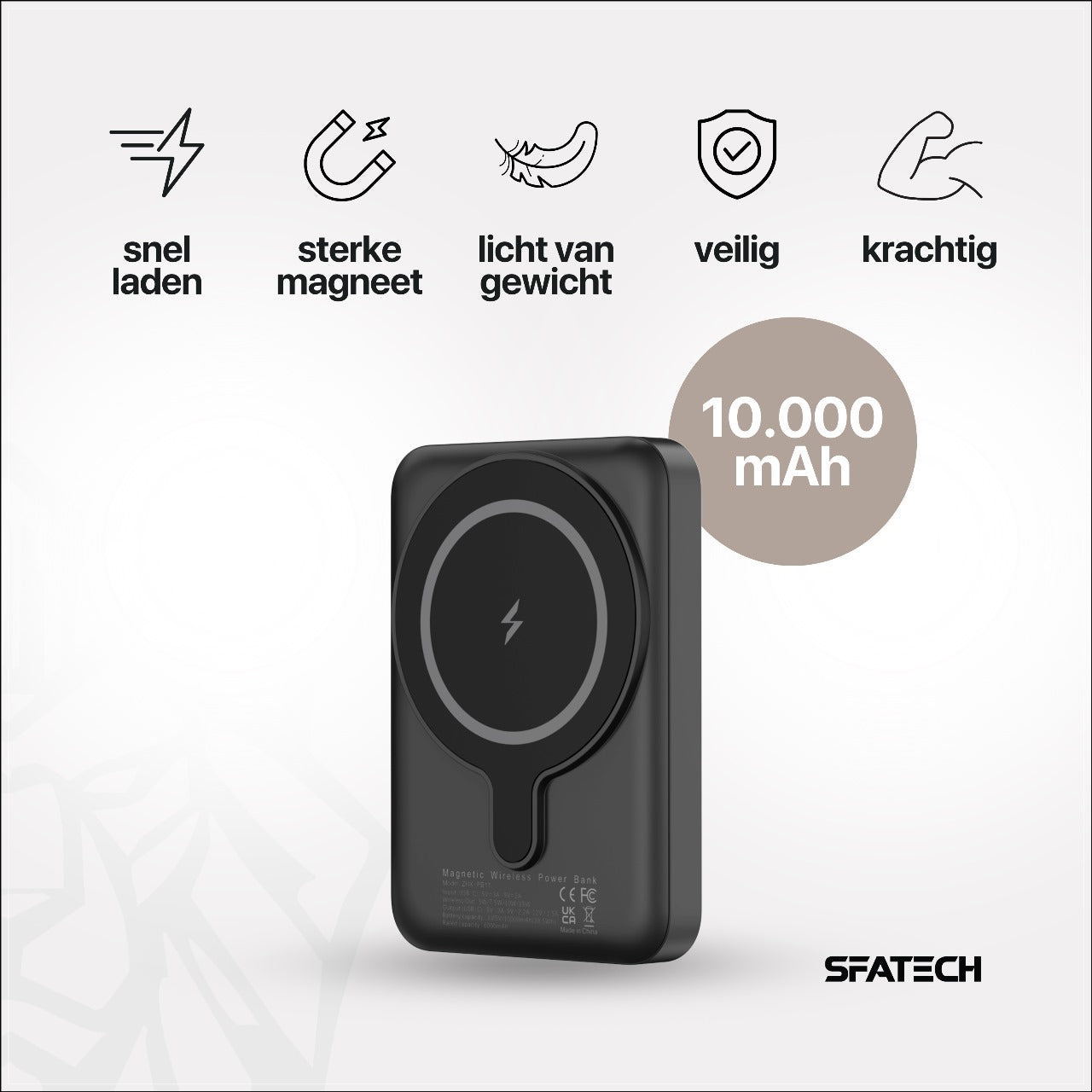 SFATECH SFT001 – MagSafe Powerbank 10K
